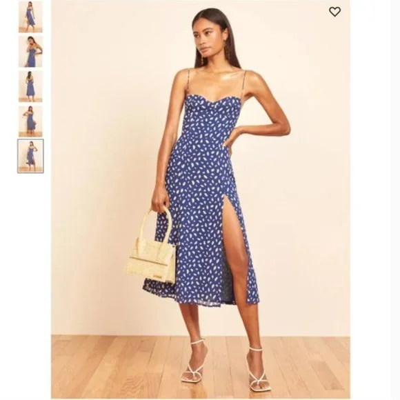 Sale🌈Reformation Juliette Dress - Moray - Picture 5 of 9